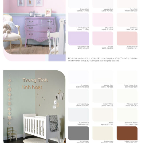 Bảng Màu Sơn Trong Nhà Dulux Easy Clean Lau Chùi Vượt Trội Mới Nhất 2019, 2020