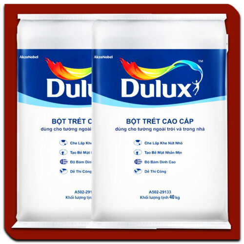 Sơn Dulux bột bả tường cao cấp trong nhà và ngoài nhà 40KG 1