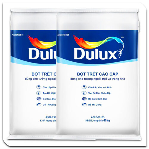 Sơn Dulux bột bả tường cao cấp trong nhà và ngoài nhà 40KG 2