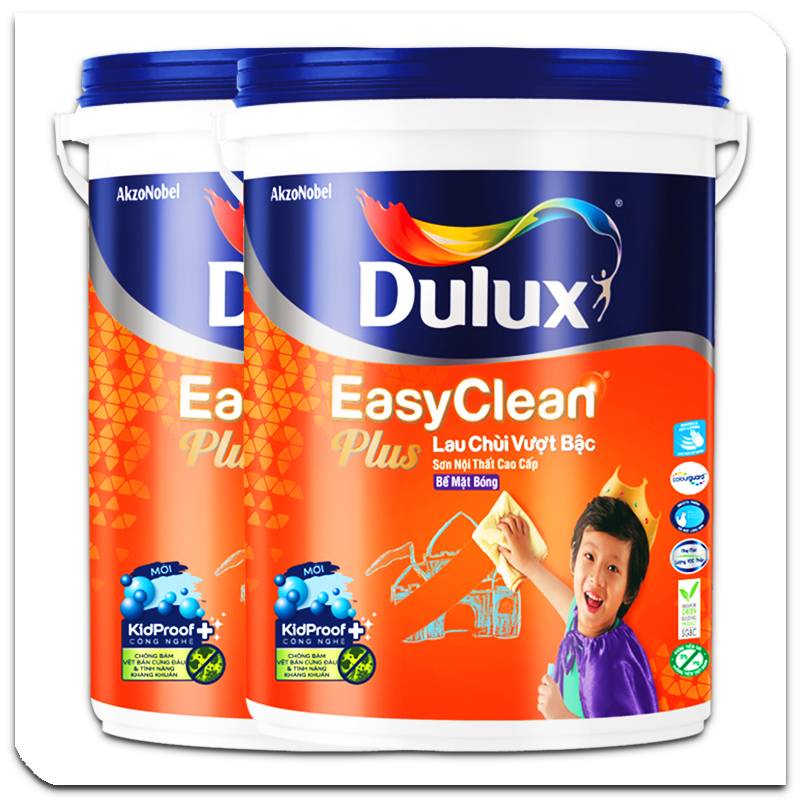 Sơn Dulux Easy Clean Lau Chùi Vượt Bậc - Mã Màu Trắng Sứ 30GY 88 ...