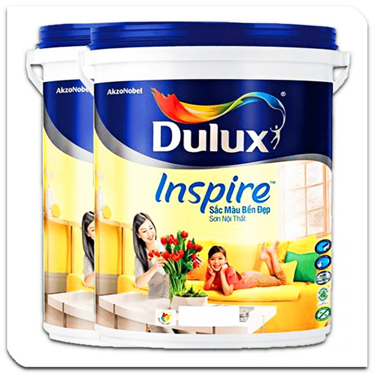 Sơn Dulux Insipre Nội Thất Mã Màu Trắng Sứ 30gy 88014 White On White Bình Minh 5633