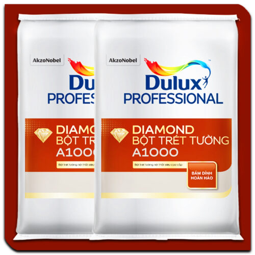Dulux Professional bột bả nội thất Diamond A1000 40KG 1