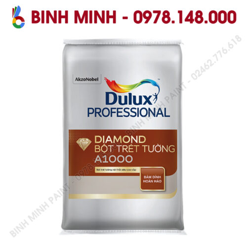 Sơn Dulux Proesional bột bả nội thất Diamond A1000 40KG Bình Minh Hà Nội
