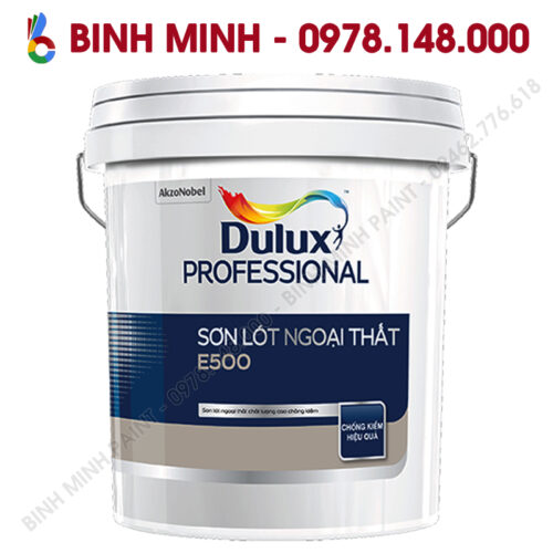 Sơn Dulux Professional lót ngoại thất E500 18L Bình Minh Hà Nội