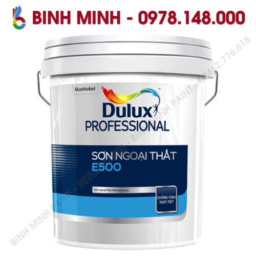 Sơn Dulux Professional ngoại thất E500 18L Bình Minh Hà Nội