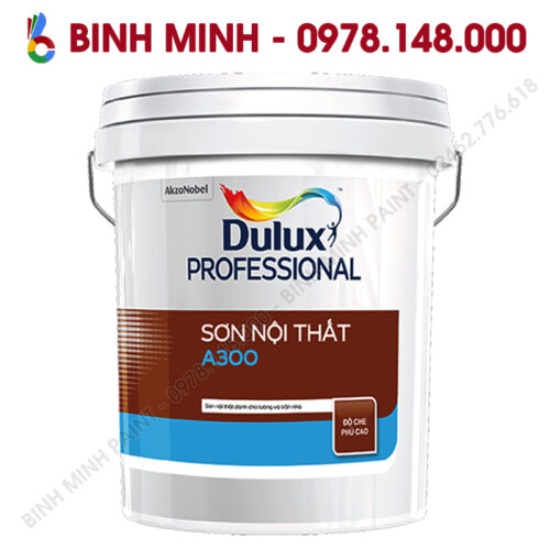 Sơn Dulux Professional nội thất A300 18L Bình Minh Hà Nội