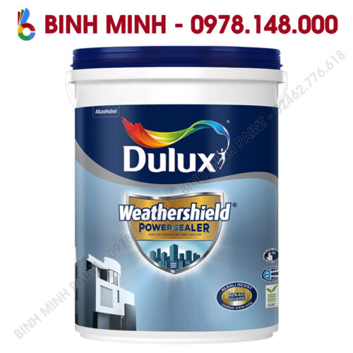 Sơn Dulux lót ngoài nhà siêu cao cấp Weathershield Powersealer 18L Bình Minh Hà Nội