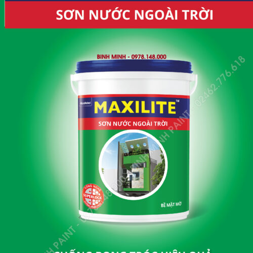 Sơn Maxilite-Bảng màu sơn ngoài trời Tough mới nhất 2029, 2020 Bình Minh Hà Nội