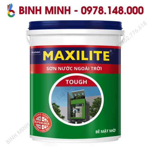 Sơn Maxilite ngoài trời Tough-Mã màu xám nhat 70375 (Stratophere) Bình Minh Hà Nội