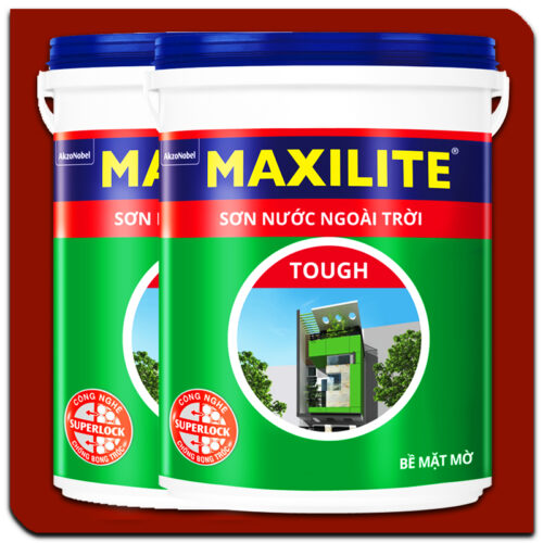 Sơn Maxilite ngoài trời Tough-Mã màu cam đậm 76310 (Orange Julius) 1