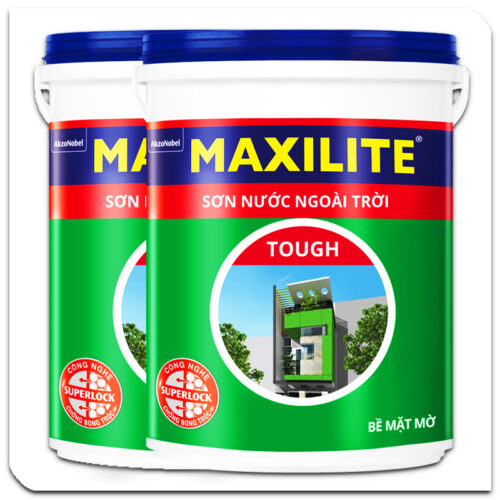 Sơn Maxilite ngoài trời Tough-Mã màu vàng cam nhạt 763212 (Toothie) 2