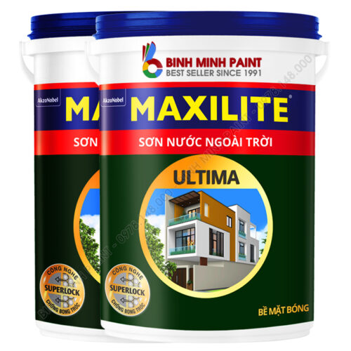 Sơn Maxilite ngoài trời Ultima-Mã màu vàng kem trứng YY83103