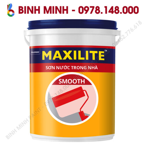Sơn Maxilite trong nhà Smooth - Mã màu nâu 72296 ( Milk Tea) Bình Minh Hà Nội