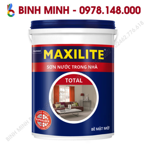 Sơn Maxilite trong nhà Total – Mã màu cam nhạt 22529( Comfort) Bình Minh Hà Nội
