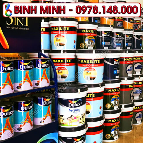 Sơn Maxilite trong nhà Hi-Cover- Mã màu vàng chanh 77182 (Ivory) 3