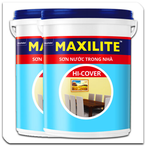 Sơn Maxilite trong nhà Hi-Cover- Mã màu vàng đậm 77184 (Vanilla Cream) 2