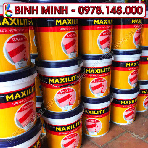 Sơn Maxilite trong nhà Smooth – Mã màu ghi xám 71741 (Ice Flower) 3