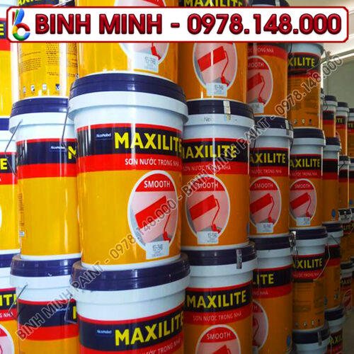 Sơn Maxilite trong nhà Smooth – Mã màu lông gà non 77190 ( Lemon Juice) 3