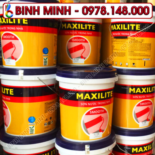 Sơn Maxilite trong nhà Smooth – Mã màu xanh dương nhạt 71735 (Light Blue) 3