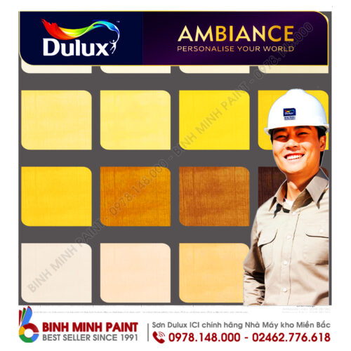 Bảng màu sơn Dulux 5in1 mới nhất
