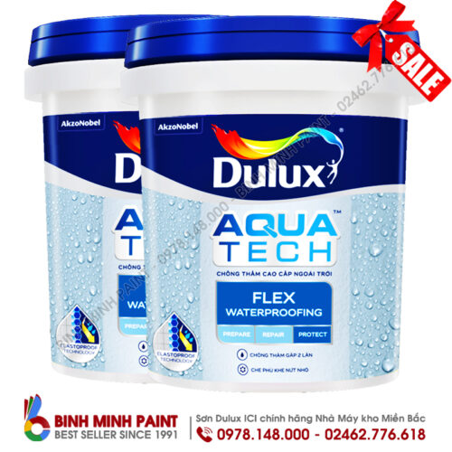 Sơn Chống Thấm Ngoài Trời Dulux Aquatech Flex Bình Minh Hà Nội