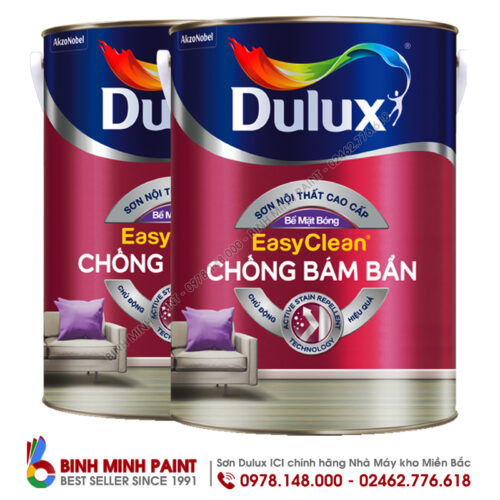 Mua Sơn Trong Nhà Dulux Easyclean Chống Bám Bẩn Bóng Cao Cấp Chính Hãng Bình Minh Hà Nội