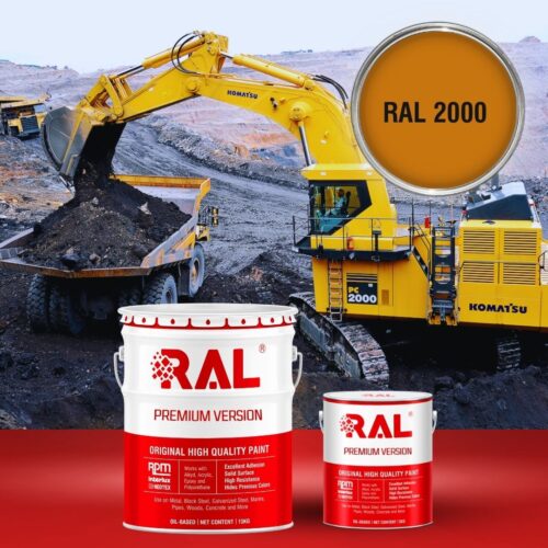 A3 Son Polyurethane cao cap RAL 2000 1