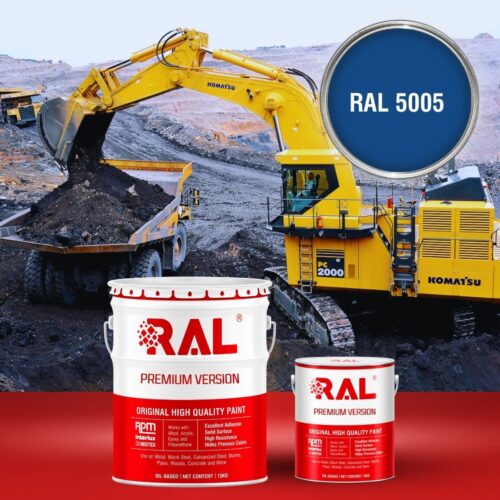 Sơn Polyurethane cao cấp RAL RAPTOP RAL 5005 1 A3 Son Polyurethane cao cap RAL 5005 1