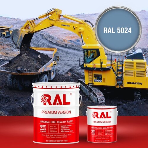 Sơn Polyurethane cao cấp RAL RAPTOP RAL 5024 1 A3 Son Polyurethane cao cap RAL 5024 1