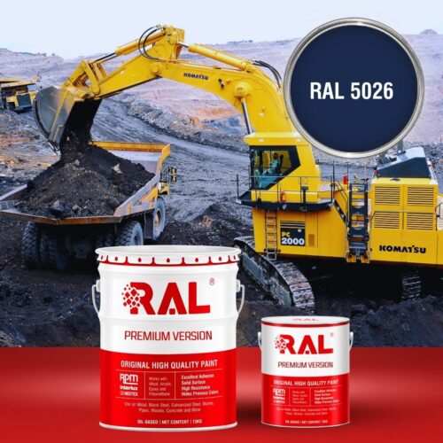 Sơn Polyurethane cao cấp RAL RAPTOP RAL 5026 1 A3 Son Polyurethane cao cap RAL 5026 1