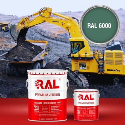 A3 Son Polyurethane cao cap RAL 6000 1
