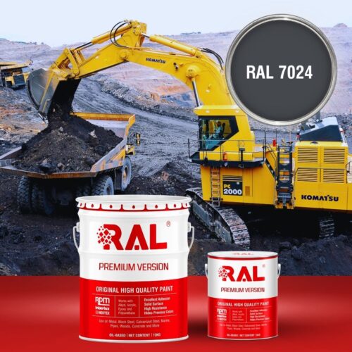 A3 Son Polyurethane cao cap RAL 7024 1