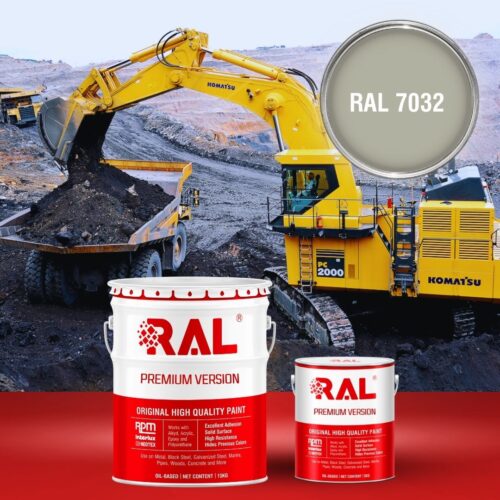 A3 Son Polyurethane cao cap RAL 7032 1