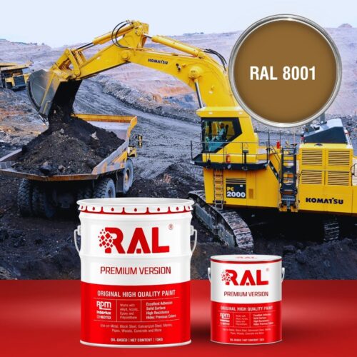 A3 Son Polyurethane cao cap RAL 8001 1