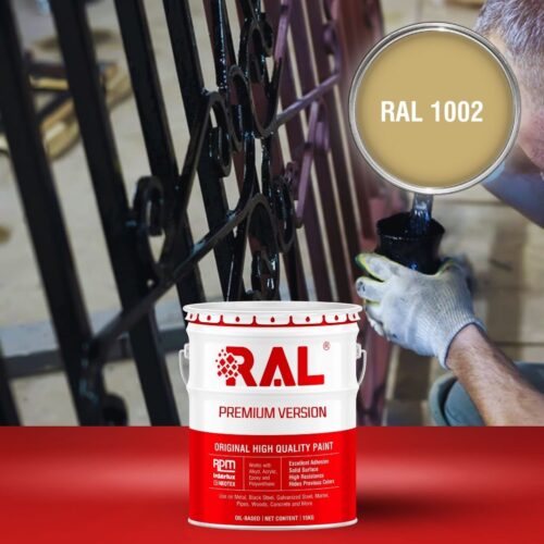 Sơn Acrylic 2IN1 (Lót + phủ) RAL RAONER 2IN1 1002 1 A4 Son Acrylic 2IN1 RAL 1002 1