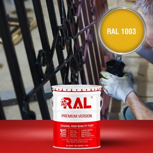 Sơn Acrylic 2IN1 (Lót + phủ) RAL RAONER 2IN1 1003 1 A4 Son Acrylic 2IN1 RAL 1003 1