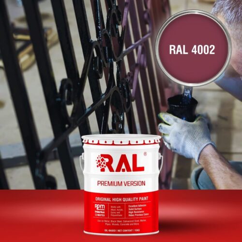 Sơn Acrylic 2IN1 (Lót + phủ) RAL RAONER 2IN1 4002 1 A4 Son Acrylic 2IN1 RAL 4002 1