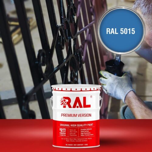 Sơn Acrylic 2IN1 (Lót + phủ) RAL RAONER 2IN1 5015 1 A4 Son Acrylic 2IN1 RAL 5015 1