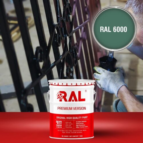 Sơn Acrylic 2IN1 (Lót + phủ) RAL RAONER 2IN1 6000 1 A4 Son Acrylic 2IN1 RAL 6000 1