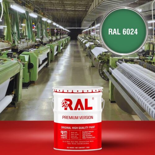 A6 Son cong nghiep Alkyd nhanh kho RAL 6024 1