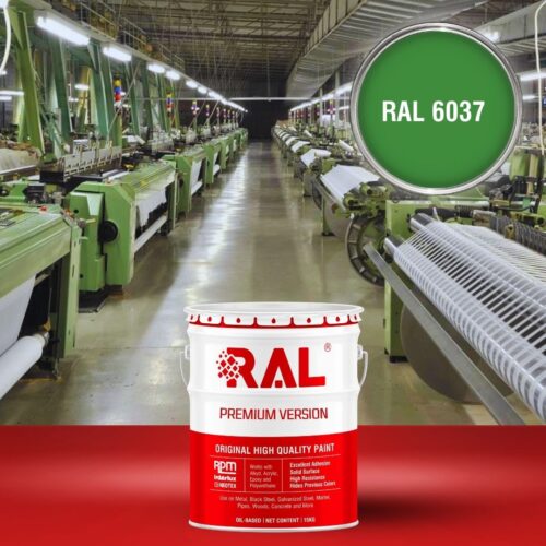 Sơn công nghiệp Alkyd nhanh khô RAL RAKYD QD 6037 1 A6 Son cong nghiep Alkyd nhanh kho RAL 6037 1