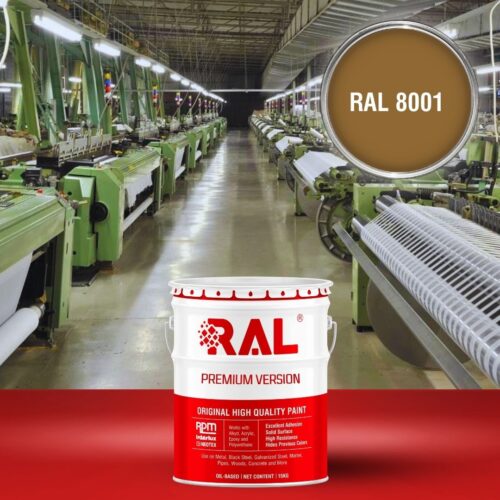 A6 Son cong nghiep Alkyd nhanh kho RAL 8001 1