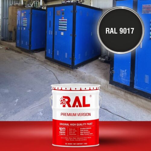 A7 Son cong nghiep Alkyd kinh te RAL 9017 1