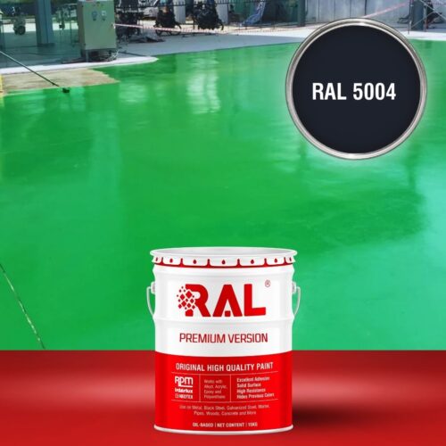 Sơn sàn Acrylic 2IN1 (Lót + phủ) RAL RAFLOOR 2IN1 5004 1 B10 Son san Acrylic 2IN1 Lot phu RAL 5004 1