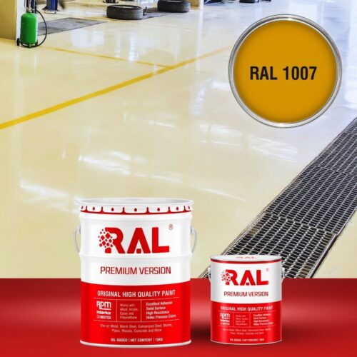 Sơn sàn chống tĩnh điện RAL RAFLOOR ANTI-STATIC 1007 1 B11 Son san chong tinh dien RAL 1007 1