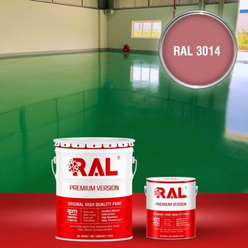 Sơn sàn chịu mài mòn RAL RAFLOOR ARMOR 3014 1 B15 Son san chiu mai mon RAL 3014 1