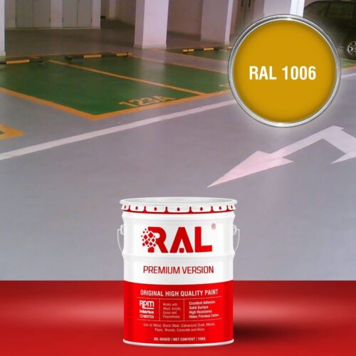 Sơn sàn nhà để xe Garage Acylic 2IN1 (Lót+phủ) RAL GARAGE FLOOR 2IN1 1006 1 B25 Son san Garage Acylic 2IN1 Lot phu RAL 1006 1