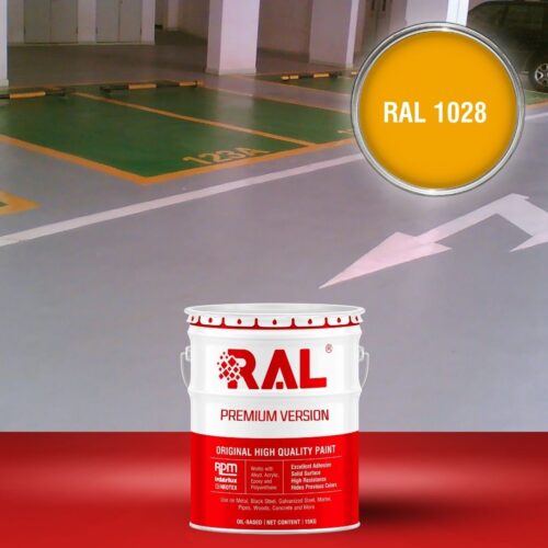 B25 Son san Garage Acylic 2IN1 Lot phu RAL 1028 1