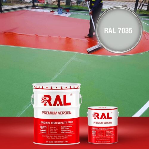 B26 Son san the thao PU tu san RAL 7035 1