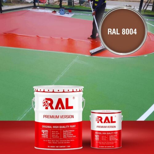 B26 Son san the thao PU tu san RAL 8004 1